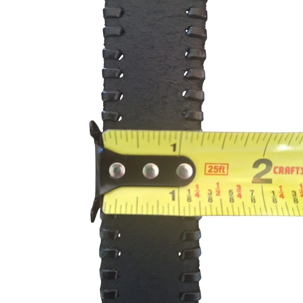 Coach Vintage Leather Belt Whipstitch UNISEX Brass Buckle 5752 Men's 36